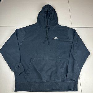 Nike Mens Black Pullover‎ Hoodie Sweater Size XL Essential Used